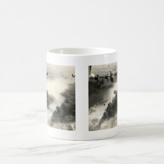 WWII B-24s over Ploesti Oil Fields Coffee Mug