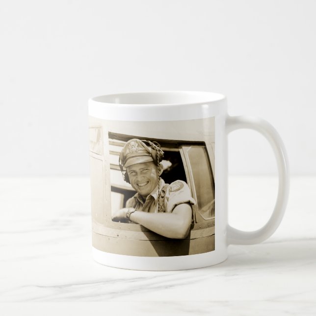 WWII B-25 Mitchell Pilot Coffee Mug (Right)