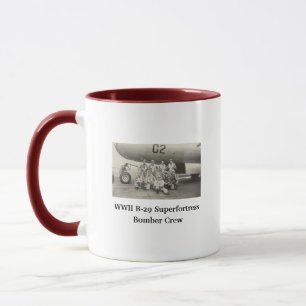 WWII B-29 Bomber Crew Photo Coffee Mug