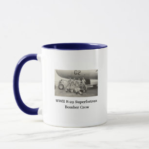 WWII B-29 Bomber Crew Photo Coffee Mug
