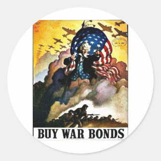 Wwii Bonds1 Classic Round Sticker