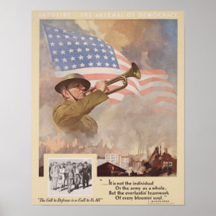 WWII Call to Defence Poster