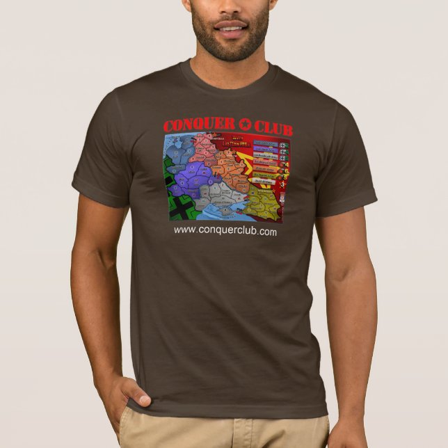 WWII Eastern Front Map T-Shirt (Front)