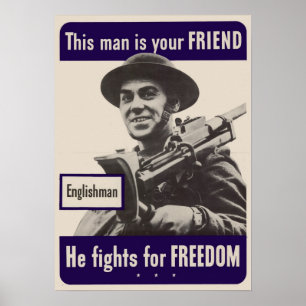 WWII Englishman Poster