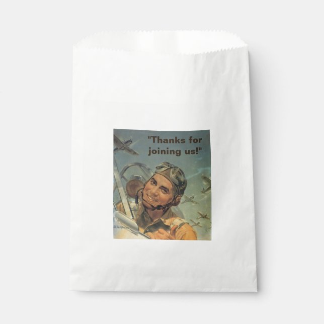 WWII Era Favour Bags (Front)