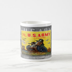 WWII ERA U.S. ARMY BOOK  COFFEE MUG