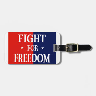WWII Fight For Freedom Luggage Tag