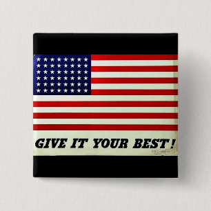 Wwii Flag48 15 Cm Square Badge
