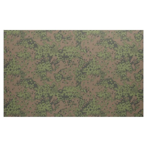 WWII German EichenlaubMuster Camouflage Fabric | Zazzle