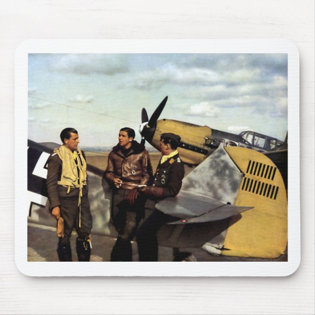 WWII German ME-109 Pilots Mouse Mat (Front)