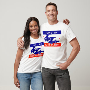 WWII Give 'em Both Barrels T-Shirt