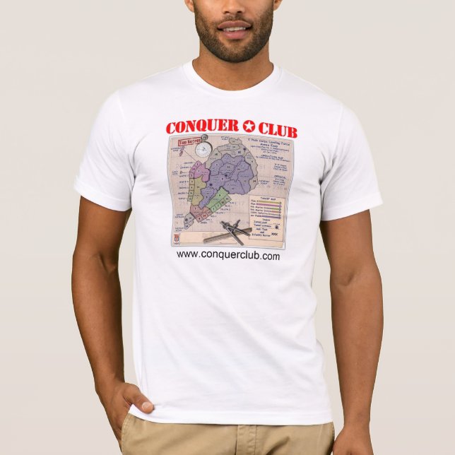 WWII Iwo Jima Map T-Shirt (Front)