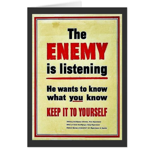 Wwii Listening (Front)