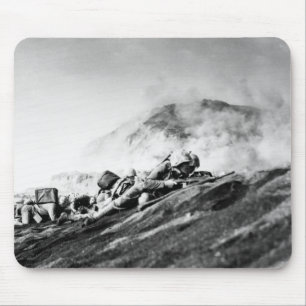 WWII Marines on Iwo Jima Beachhead Mouse Mat