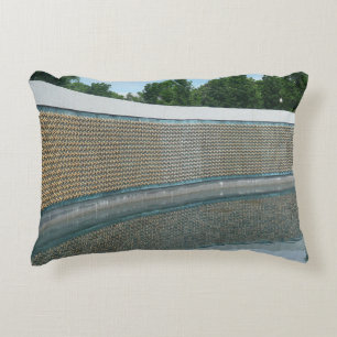 WWII Memorial Freedom Wall in Washington DC Decorative Cushion