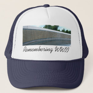 WWII Memorial Freedom Wall in Washington DC Trucker Hat