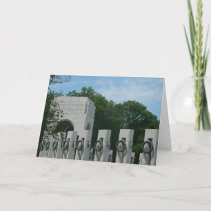 WWII Memorial Wreaths II in Washington DC Holiday Card