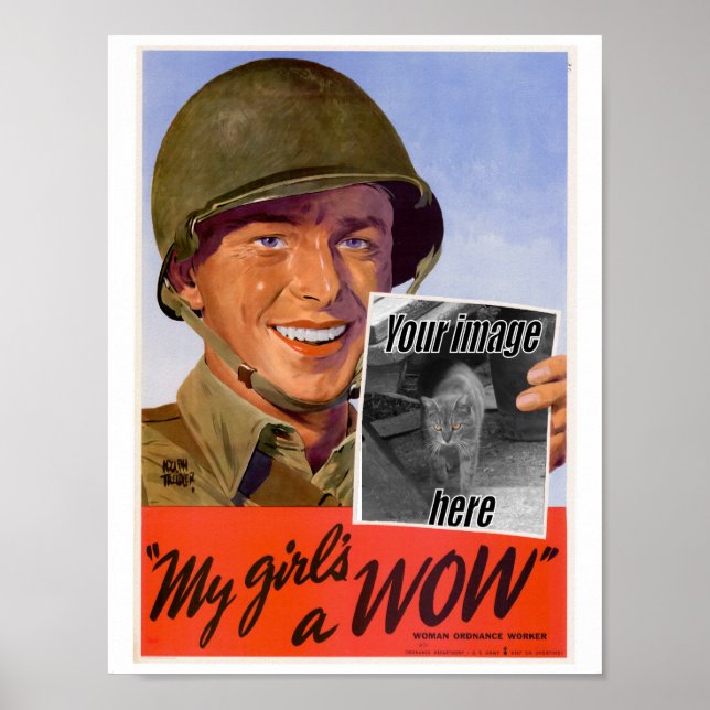 WWII My Girl Poster (Front)