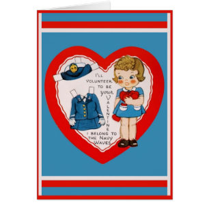 WWII Navy Waves Valentine Copy