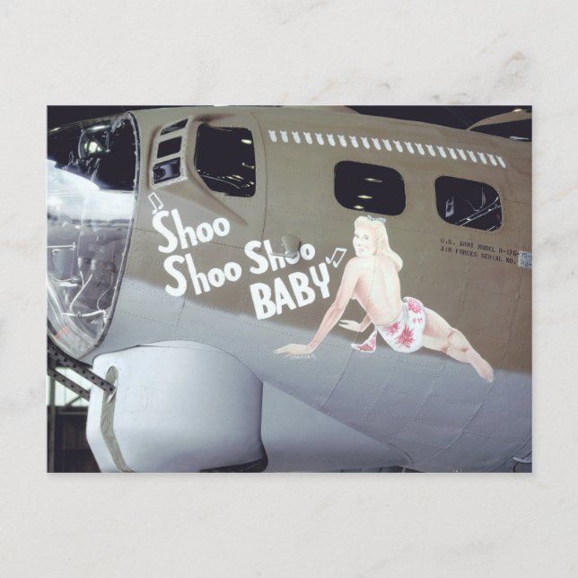 WWII Nose Art Postcard (Front)