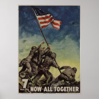 WWII Now All Together Poster