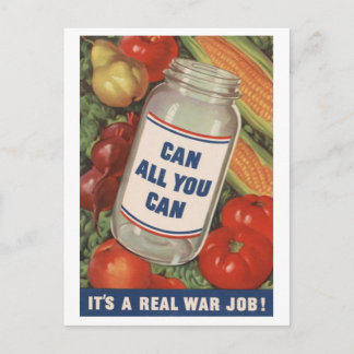 WWII Patriotic Duty Posters Postcard