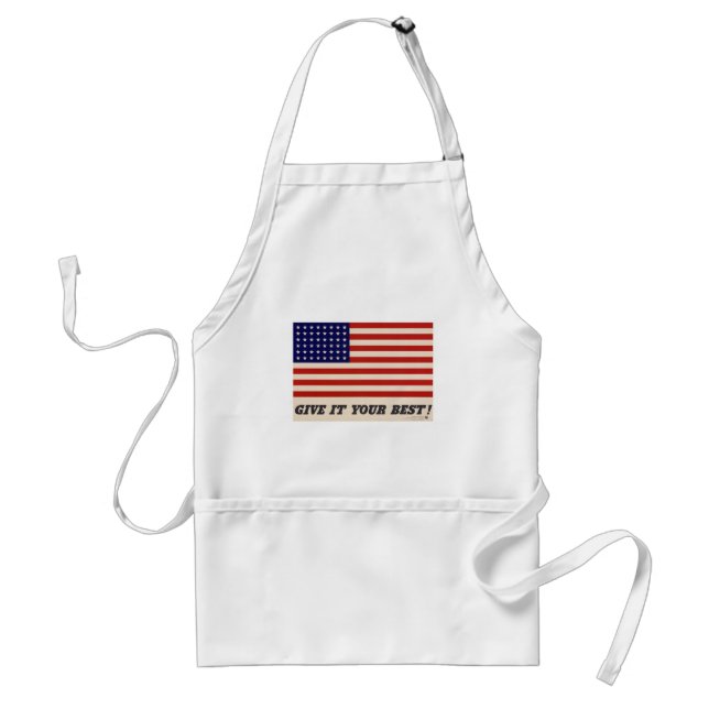 WWII Patriotic Poster Apron (Front)