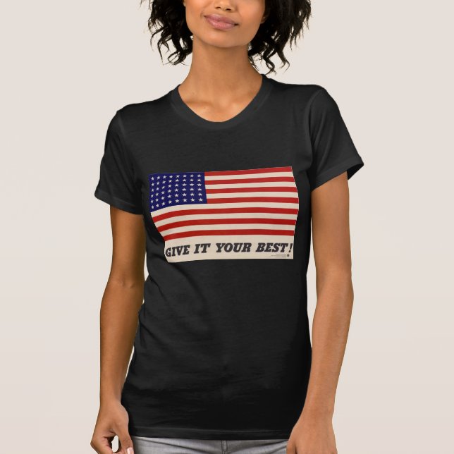 WWII Patriotic Poster Shirt (Front)