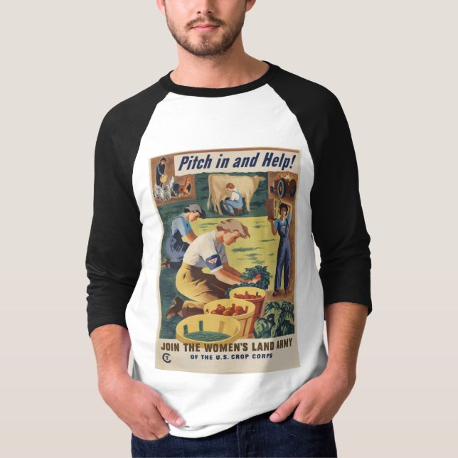WWII Patriotic Poster Shirt (Front)