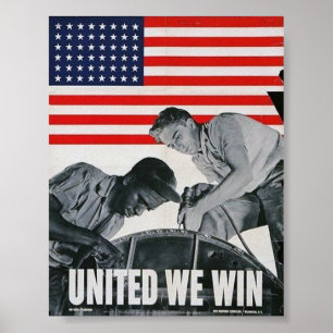 WWII Patriotic Poster / War Effort