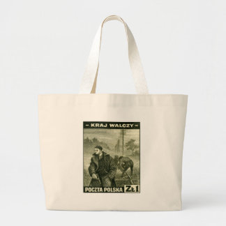 WWII Polish Home Army Large Tote Bag