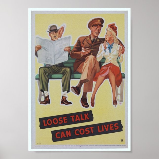 WWII  propaganda poster / War Effort (Front)