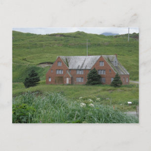 WWII Radio Station, Dutch Harbour, AK Postcard