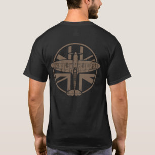 WWII Spitfire RAF 002 Dark Earth T-Shirt