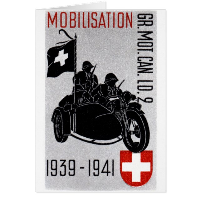 WWII Swiss Recon Motorcycle (Front)