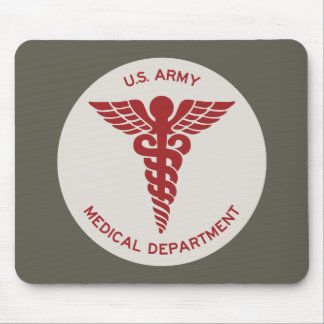 WWII U.S. Army Medical Department Emblem Mouse Mat