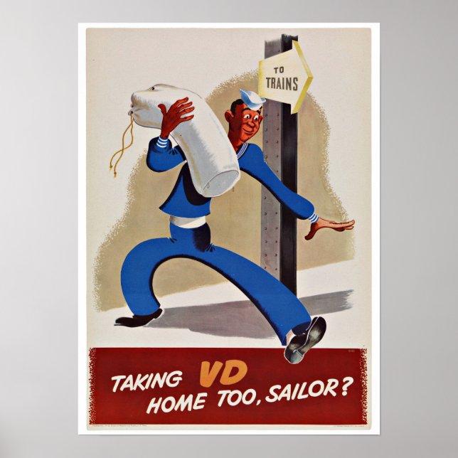 WWII VD - Vintage Patriotism Poster (Front)