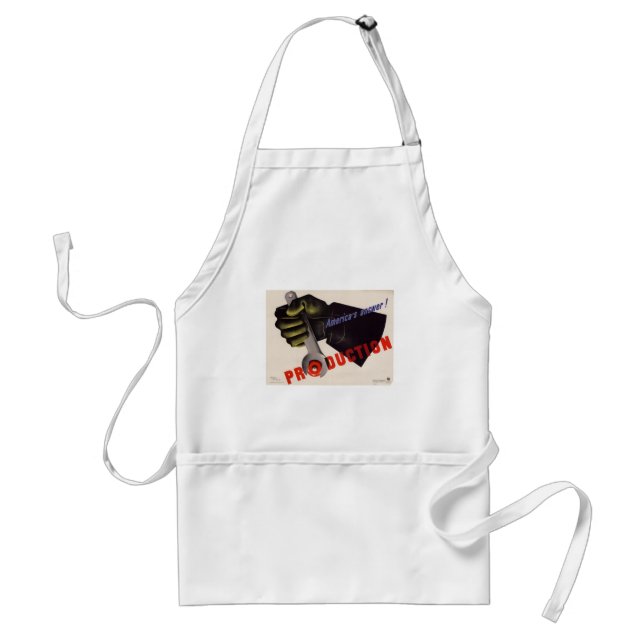 WWII Vintage Poster Apron (Front)