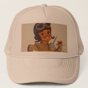WWII Vintage Poster Hat