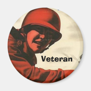WWII Vintage Poster Magnet