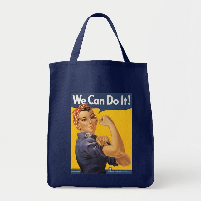 WWII We Can Do It! - Canvas Bag (Front)