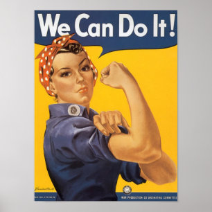 WWII “We Can Do It!” Poster