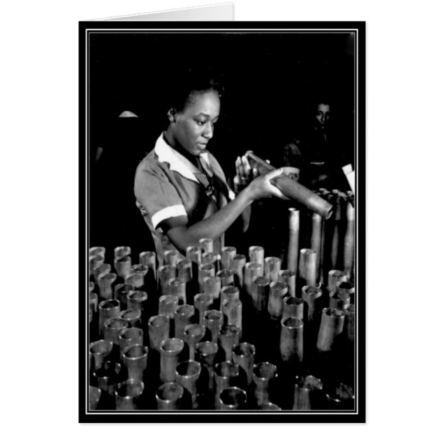 WWII Women - Homefront/War Effort Greeting Card (Front)