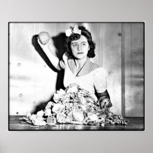 WWII Women on the Homefront/War Effort Poster