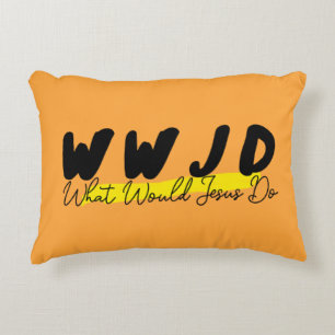 WWJD Accent Pillow – “What Would Jesus Do”