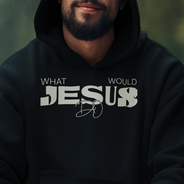 WWJD Hoodie – Bold Abstract (Creator Uploaded)