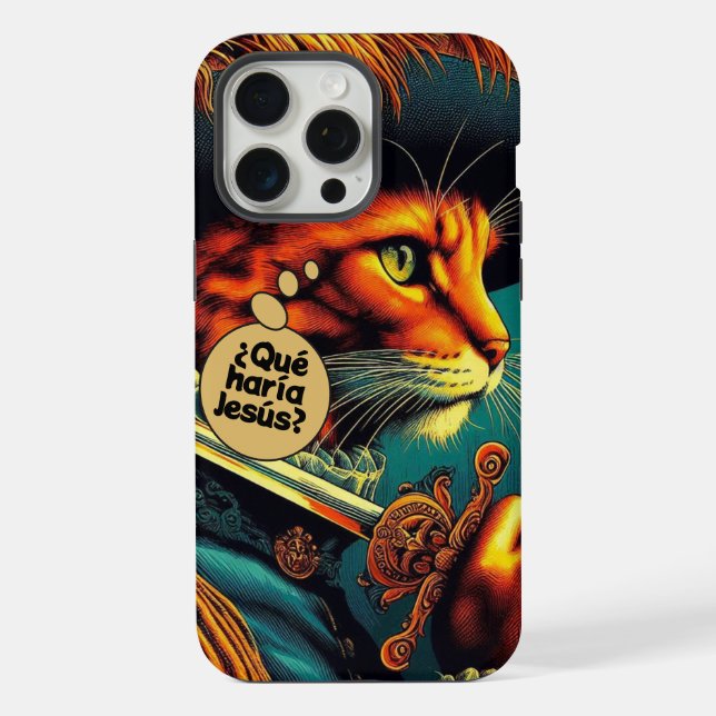 WWJD PinB iPhone Case (Back)