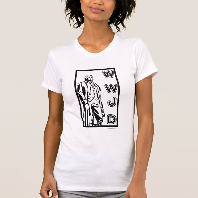 WWJD - Tree of Liberty quote T-Shirt (Front)