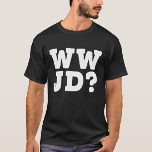 WWJD What would Jesus Do  Jesus Is my Saviour T-Shirt