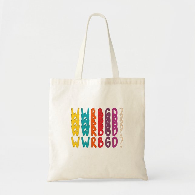 WWRBGD? sticker Ruth Bader Ginsburg RBG Feminist N Tote Bag (Front)